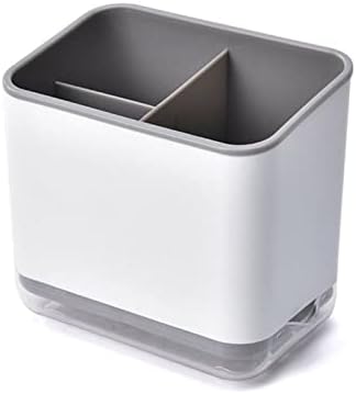 Utensil Holder Cutlery Drainer Sink Caddy, Grey