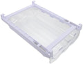 Egg Holder Drawer Refrigerator Dispenser Plastic Pull-out Tray White