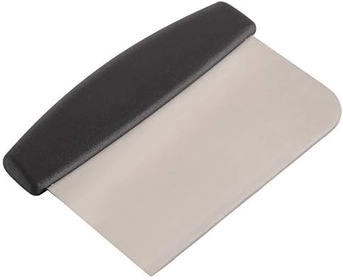 Stainless Steel Kitchen Scraper for Dough Bread and Pizza Baking Prep