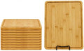 Bulk Wholesale Bamboo Cutting Boards, Set of 10, 14x11 Inch, Juice