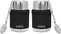 MIRA 2-Pack Food Thermo Set (15 oz) for hot and cold foods - Insulated