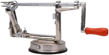 Naroote Peeler Corer, 304 Stainless Steel Hand Crank Peeling Tool