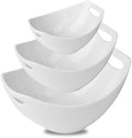 Gomakren White Serving Bowls for Entertaining, Porcelain Bowl with