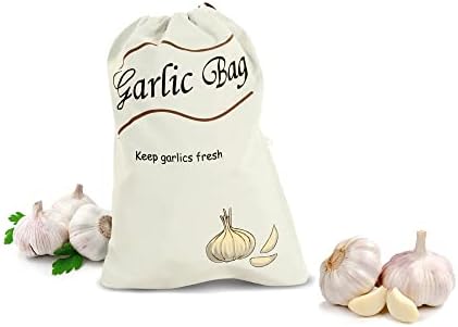 3 Pack Vegetable Storage Bags for Potatoes Onions Garlic, Drawstring
