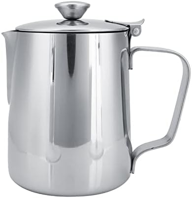 Milk Frother Cup, Stainless Steel Milk Frothing Pitcher, Milk Frothing