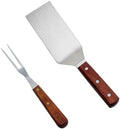 SUNRISE Stainless Steel Turner Spatula and Meat Fork Set