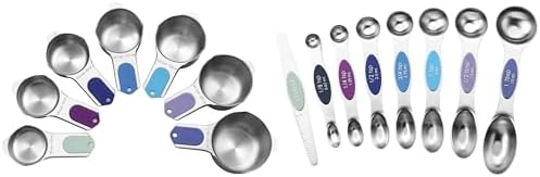 Spring Chef Stainless Steel Magnetic Measuring Cups, Set of 7 & Heavy