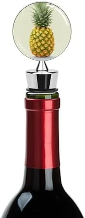 Fresh Pineapple Wine Stopper Vacuum Alloy Wine Bottle Stopper Reusable