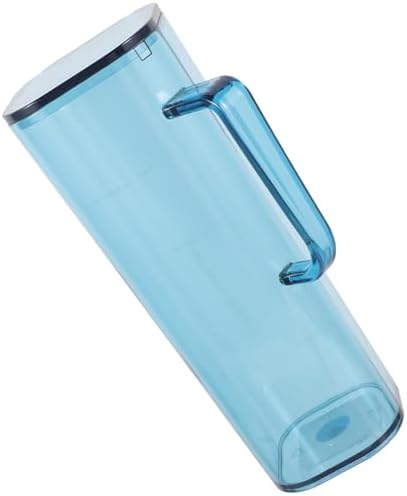 Acrylic Water Pitcher 1200ml with Lid, Blue Container