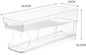 CanStream Clear Stackable Rolling Soda Can Dispenser