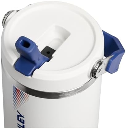 STANLEY IceFlow 2.0 Flip Straw Tumbler, 30 oz, Team White Dark Blue