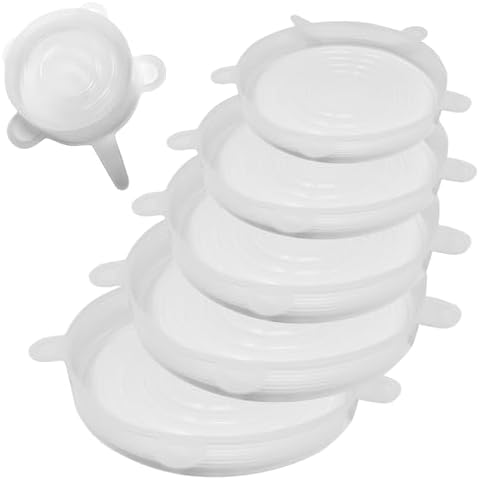 Norpro 6 Piece Reusable Silicone Lids, 2.5" to 11"
