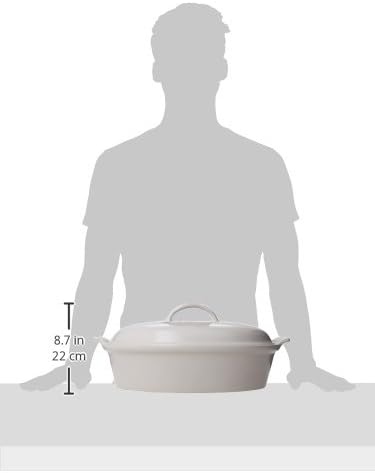 Le Creuset Stoneware Covered Oval Casserole, 4 qt.