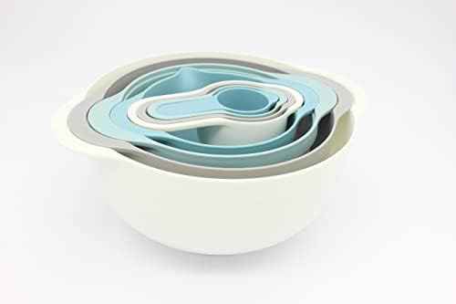 Plastic Nesting Bowls Set, 8 Pieces