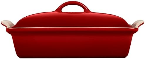 Le Creuset Stoneware Covered Rectangular Casserole, 12 x 9 Inch