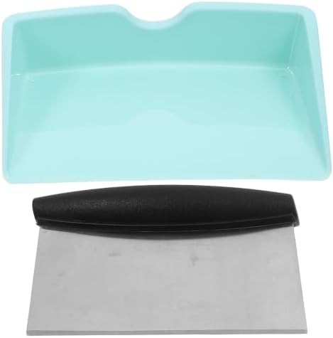 Dough Scraper Cutter Set with Stainless Steel and Plastic Handles