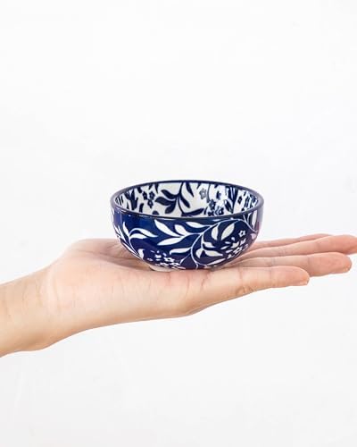 vancasso 2.7 Oz Ceramic Mini Dipping Bowls Set of 6, 3 Inch Small Dip