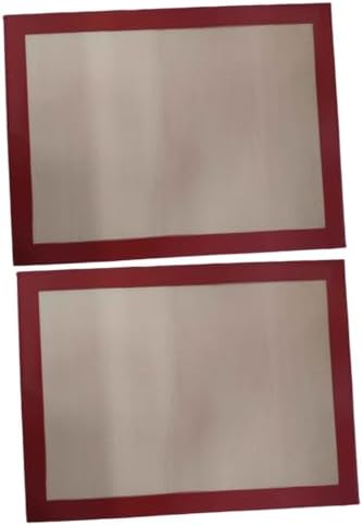 2pcs Non-stick Silicone Baking Mat Food-grade Oven Sheet for Cookies
