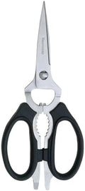 Messermeister 8-Inch Take-Apart Kitchen Scissors, Black