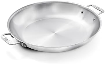 All-Clad D3® Stainless Steel 14 inch Paella Pan- Made in the USA- The