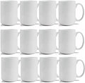 TANGLONG Sublimation Mugs 15 oz, Sublimation Blanks, (Pack of 12)