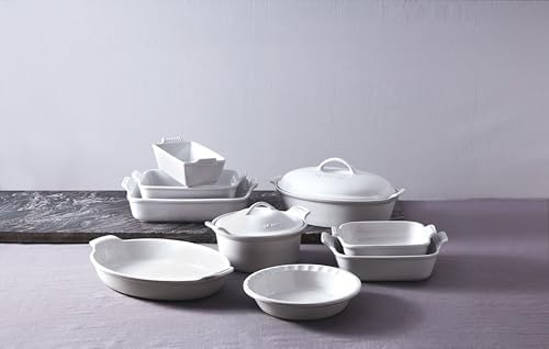 Le Creuset Stoneware Covered Oval Casserole, 4 qt.