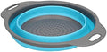 AUNMAS Small Collapsible Colander, PP & Silicone, Space-Saving