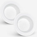 Retisee 2 Pcs Kitchen Sink Drain Strainer 4.4 Inch,Porcelain White