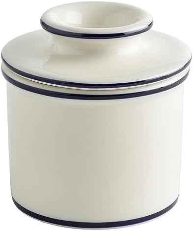 Butter Bell Crock by L. Tremain French Ceramic Butter Keeper, Blue