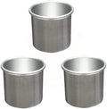 TrueCraftware- 3" X 3" Aluminum Round Layer Cake Baking Pan Set of 3