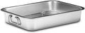 Compact Stainless Steel Turkey Roasting Pan with Rack & Handles