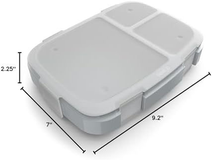 Bentgo Fresh Tray with Cover, Reusable 4-Compartment Meal Prep