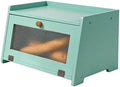 Bread Box for Kitchen Countertop: Large Capacity Farmhouse Bread Bin with Acrylic Window, Storage Container for Homemade Bread, Large Bread Holder for Kitchen Counter, Pantry Shelf