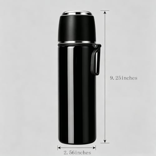 Stainless Steel Insulated Thermal Bottle Coffee FlaskTravel Mug 15 OZ