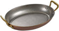 Oval Spanish Paella Pan, 304 Stainless Steel Skillet Pan