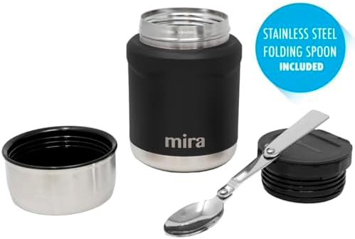 MIRA 2-Pack Food Thermo Set (15 oz) for hot and cold foods - Insulated