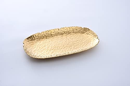 Pampa Bay Golden Millennium 14 x 9-inch Serving Platter, Gold