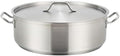 Winco 15 qt Stainless Steel Brazier Pan with Lid