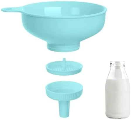 3-in-1 Wide Mouth Kitchen Funnel Set – Food Grade Canning & Cooking