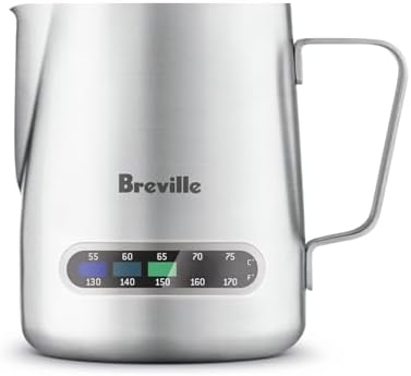 Breville BES003 Temp Control Milk Jug Espresso Accessory, Stainless