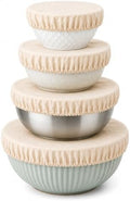 Organic Bowl Covers for Food Storage, Bread Proofing, 4 Pack