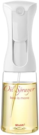 Mistifi Oil Sprayer for Cooking, 6oz, Refillable