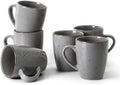 FUN ELEMENTS Coffee Mugs Set of 6, 12.8 oz Ceramic Speckled Coffee