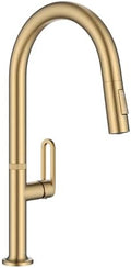 KRAUS Brushed Brass Pull-Down Kitchen Faucet