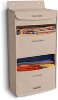 3 in 1 Plastic Bag Holder – Separate Plastic Bags, Reusable Bags &