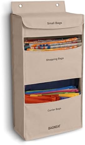 3 in 1 Plastic Bag Holder – Separate Plastic Bags, Reusable Bags &
