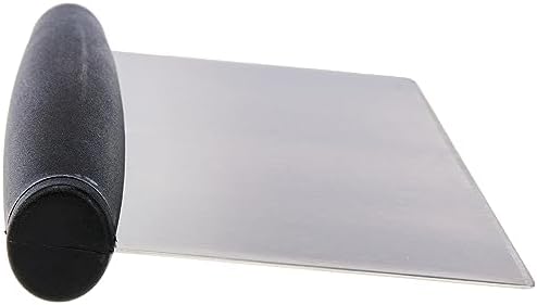 Amazon Basics Stainless Steel Bench Scraper, 6"