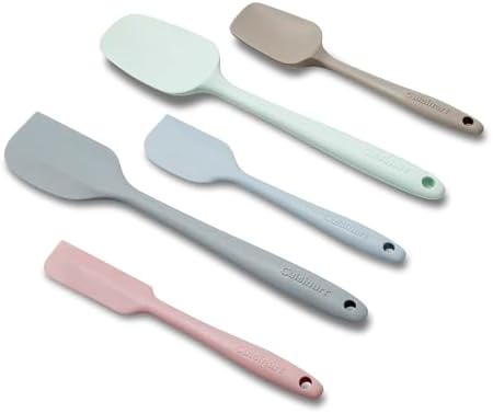 Cuisinart 5-Piece Silicone Spatula Set, Multicolor