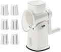Rotary Vegetable Slicer and Cheese Grater with Storage