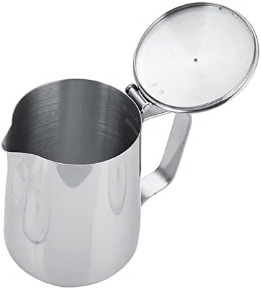 Milk Frother Cup, Stainless Steel Milk Frothing Pitcher, Milk Frothing